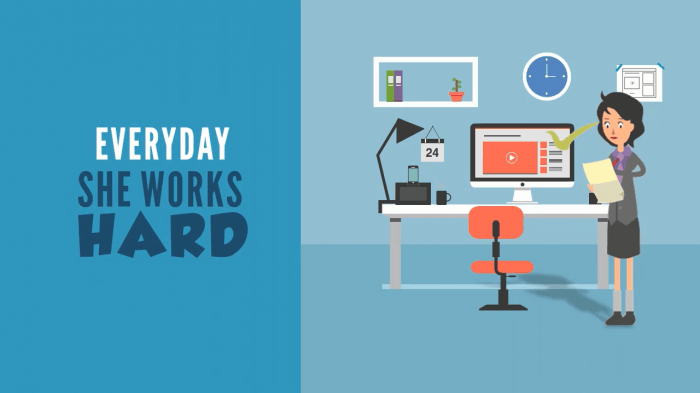 Business woman 2 – Explainer Video Templates