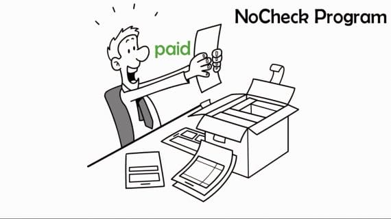 No Check Bill Payment - whiteboard animation