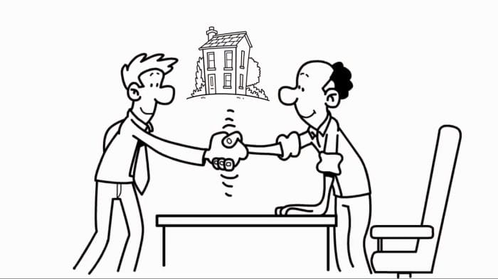 Good real estate agent whiteboard animation